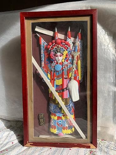 костюмы для танцев: Объёмная настенная композиция в раме: традиционный китайский — 1