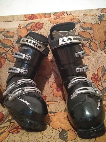 лыжные батинки: С креплениями, Б/у — 4