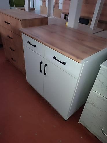 детский письменный стол для двоих: Комод для одежды, Без зеркала, ЛДСП, цвет - Белый — 6