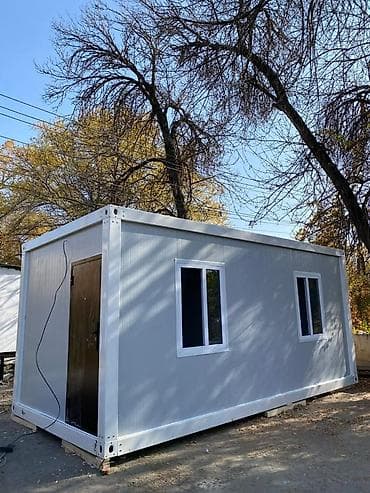 модульный офис: Модульный контейнерный дом/офис из сэндвич‑панелей. - Размер — 1