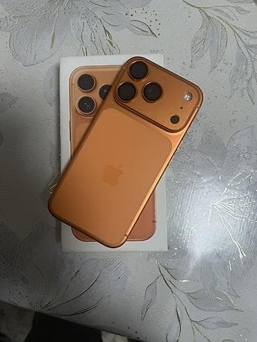 iphon 17: IPhone 17 Pro, Б/у, 256 ГБ, Оранжевый, Коробка, 99 % — 2
