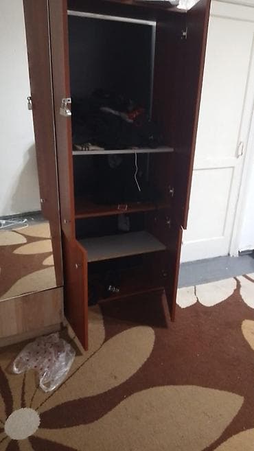 Шифоньерлер, кийидер үчүн шкафтар, Колдонулган, Түз, ЛДСП — 4