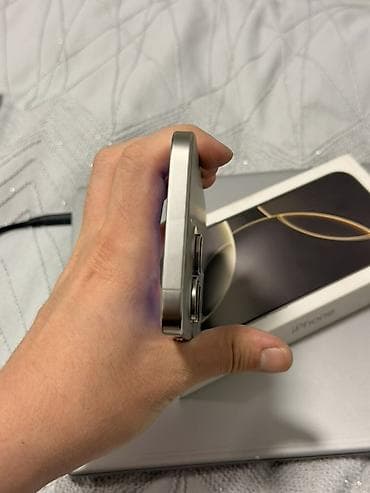 16 pro: IPhone 16 Pro Max, Б/у, 1 ТБ, Natural Titanium, Коробка, 90 % — 4