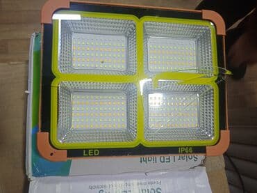 Прожектор D-MAX LED 1000W с солнечной панелью, IP66 заряд хватить 8-10