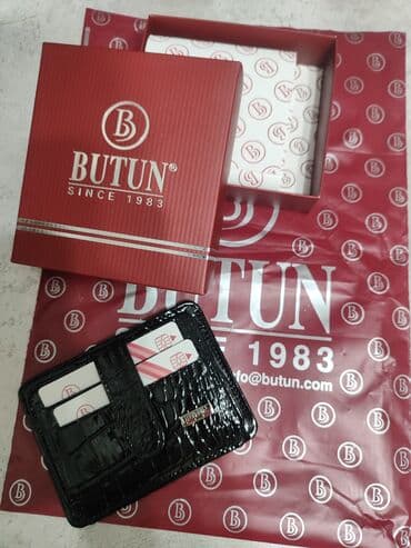 кошелёк бутун: Картхолдер, цвет - Черный, Новый, Унисекс — 1