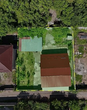 с участком: Продается дача в селе Байтик 🌿 📐 Площадь участка: 5 соток 📏 Размер — 8