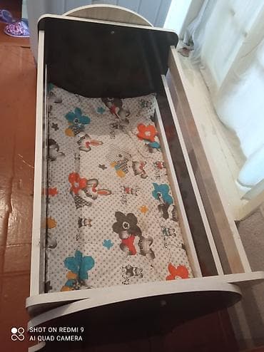 Люльки: Детская кроватка-колыбель. - Материал: ЛДСП/МДФ, комбинированные — 4