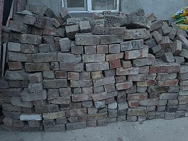 участок кирпичный: Полнотелый, таблетка, Жженый кирпич, Одинарный, 250×120×65 — 1