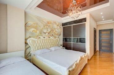 вечерний бишкек объявления сдам квартиру: 4 комнаты, Душевая кабина, Постельное белье, Кондиционер — 9