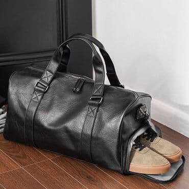 Дорожная сумка из эко кожи