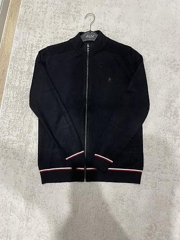 кийим: Мужской кардиган/джемпер на молнии. Монклер Размер XL На рост — 1