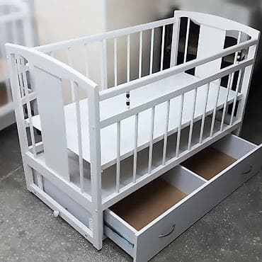 Детская кровать трансформер, Б/у, Другой тип, цвет - Белый