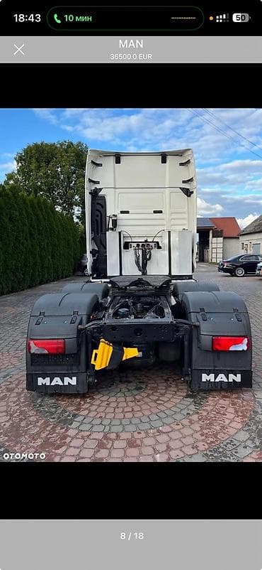 мерседес амг е63: Тягач, MAN, 2021 г., Без прицепа — 7