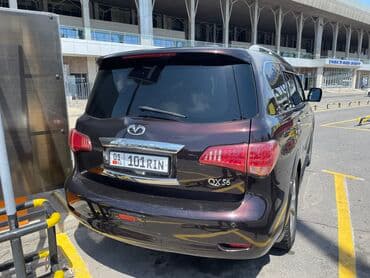 аренда авто бишкек на долгий срок: Сдаю в аренду внедорожник Инфинити QX 5.6 2011года. От 60$ и выше — 6