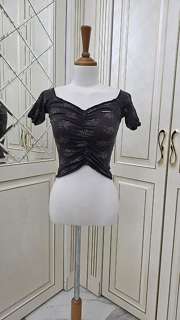 кыргыз кийим: Топ, Пахта, Корея, Кыска модель, Жаңы, XS — 7