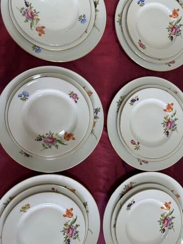 набор посуды с каменным покрытием vicalina отзывы: Фарфор немецкого качества! Столовый сервиз «Мейсенский букет» — 14