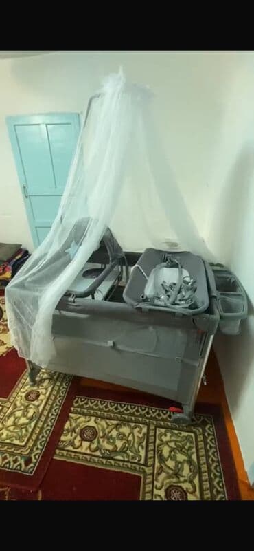 универсальный набор инструментов для дома: Манеж-кровать, Новый, Складной — 3