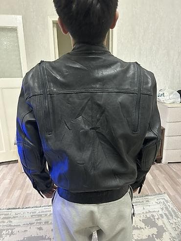 сварочный рукав: Кожаная куртка, Натуральная кожа, Укороченная модель — 5