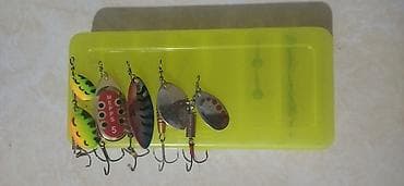 ваеный формы: Набор блёсен-вертушек с коробкой ОШ 🚩 мини торг - В комплекте 6 — 2