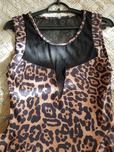 красное платье с открытыми плечами: Вечернее платье, Коктейльное, S — 3