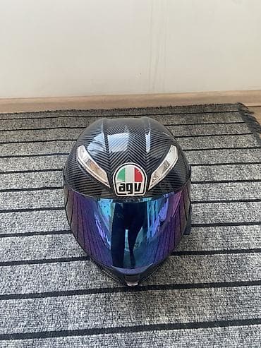 Шлемы: Мотошлем полноразмерный Nitrinos с карбоновой оболочкой Основные — 1