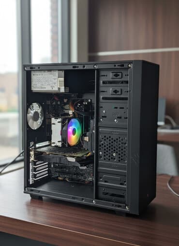 Компьютер, ядер - 4, ОЗУ 8 ГБ, Игровой, Intel Core i5, NVIDIA GeForce GTX 1050, HDD