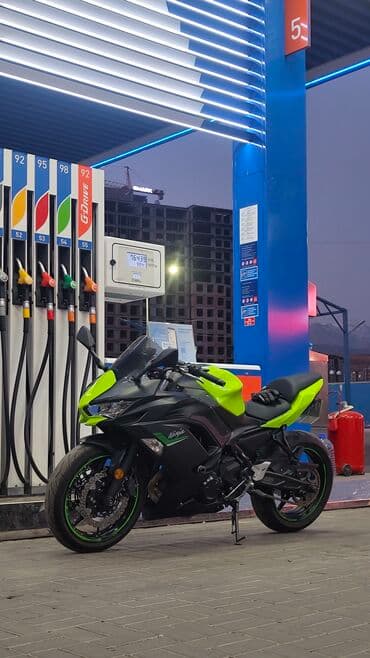 cobra выхлопные системы для мотоциклов: Спортбайк Kawasaki, 650 куб. см, Бензин, Взрослый, Б/у — 1