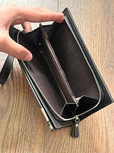 мужское портмоне: Клатч, Материал: Экокожа, Мужские, Новый — 8