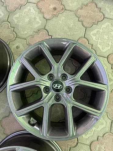 5 11: Литые Диски R 18 Hyundai, Комплект, Б/у — 3