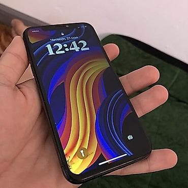 ipone x: IPhone X, Б/у, 64 ГБ, Серебристый, Чехол — 3