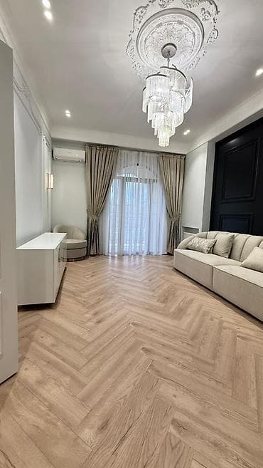 2 комнаты, 78 м², Асанбай мкр Элитка, 9 этаж, Дизайнерский ремонт