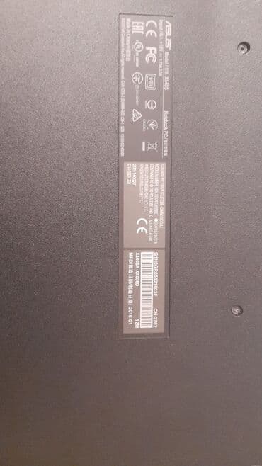 Настольные ПК и рабочие станции: Ноутбук, Asus, 4 ГБ ОЗУ, 15 ", Б/у, Для работы, учебы, память HDD — 3