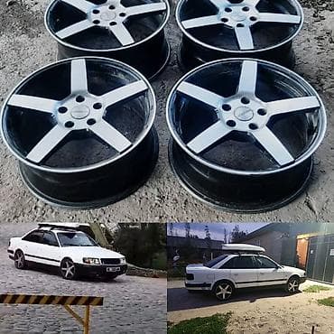 audi 2009: Литые Диски R 17 Vossen, Комплект, отверстий - 5, Б/у — 1