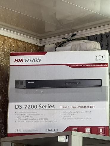 канектор: Hikvision DS‑7200 Series — H.264 / Linux Embedded DVR — 1