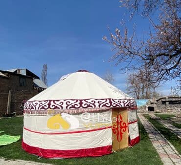 Продажа юрты, Каркас Металлический, 40 баш, Диаметр: 5.5 метров at lalafo.kg Продажа юрты, Каркас Металлический, 40 баш, Диаметр: 5.5 метров