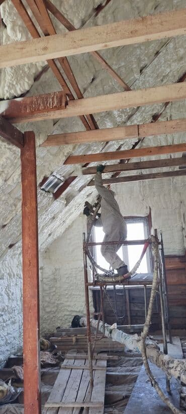 утепление домов фасадов: Утепление потолоков, Утепление крыши | Утепление дома, Утепление квартиры, Утепление склада | Пенополиуретан Больше 6 лет опыта — 6