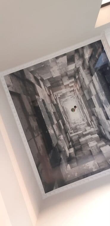 газ в дом: Натяжной потолок с рисунком от 800 сомов можно напечатать любого — 24