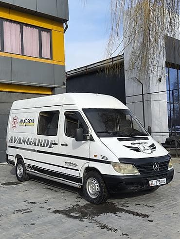 наклейки на спринтер: Mercedes-Benz Спринтер: 2000 г., 2.9 л, Механика, Дизель, Бус — 3