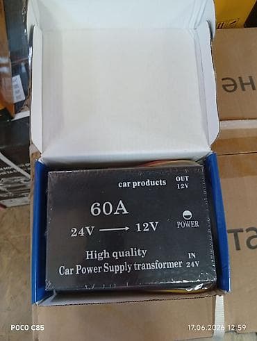 Преобразователь питания для автоэлектроники 24V → 12V, 60A. -