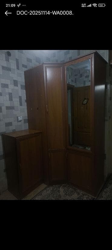 Шифоньер, шкаф для одежды, Б/у, Угловой, ЛДСП