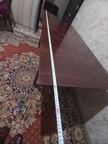 деревянный обеденный стол раздвижной: Стол трансформер Для кухни, Раскладной стол, цвет - Коричневый — 6