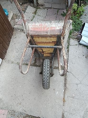 Садово-строительная тачка и тележка, Стальная, Одноколесная