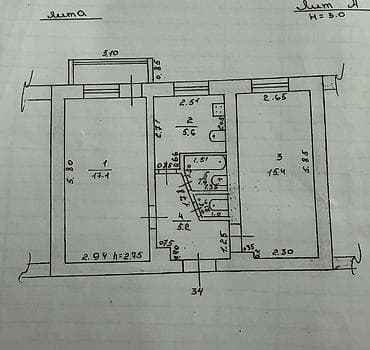 построим дом: 2 комнаты, 46 м², Индивидуалка, 5 этаж, Косметический ремонт — 10