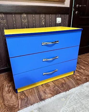 одежда в рассрочку: Комод для одежды, Без зеркала, цвет - Синий — 2