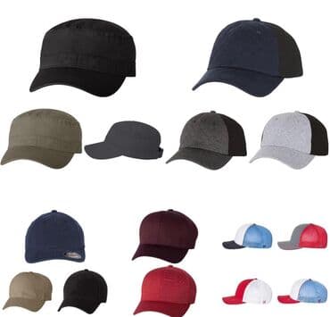 кепки оптом: Кепки 65/35 хлопок/нейлон.Структурированный, средне профильный — 2