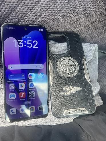 Redmi, Redmi 13, Б/у, 8 ГБ, цвет - Черный, 1 SIM, 2 SIM — 1
