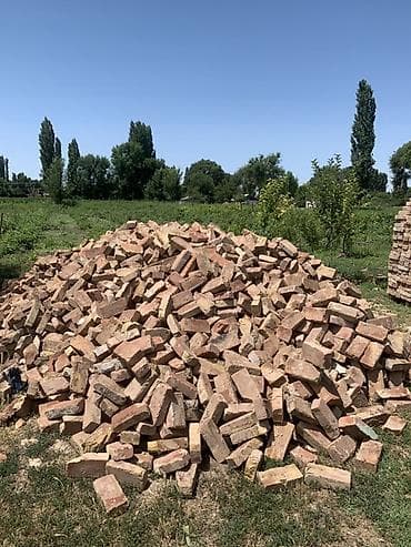 Кирпич полнотелый обожжённый (керамический), разобранный из кладки — 1