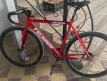 купить велосипед в бишкеке бу: Шоссейный велосипед, Tsunami, Рама M (156 - 178 см), Б/у — 4