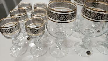 колыбель бу: Продаю,фужеры,стаканы,рюмки, производство Чехия,все по 6шт,вазы под — 4