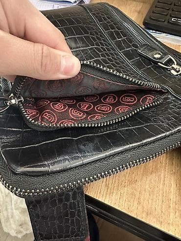 сумка коач: Классическая сумка, Burton, Материал: Искусственная кожа, Застежка на молнии, Мужские — 2